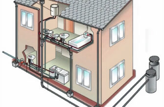 Общая схема водоснабжения и канализации в частном доме